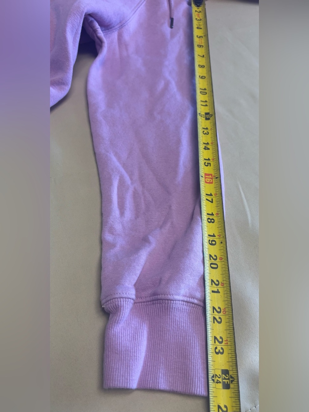 The North Face Womens Half Dome Pullover Hoodie Sweatshirt Big Logo Mauve Large - Picture 9 of 15